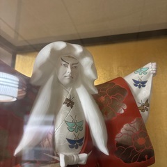 差し上げます　鏡獅子　小島一義作　博多人形の画像