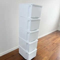ニトリ 収納ケース 5個の画像