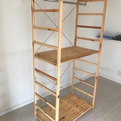 無印良品　パイン材シェルフの画像