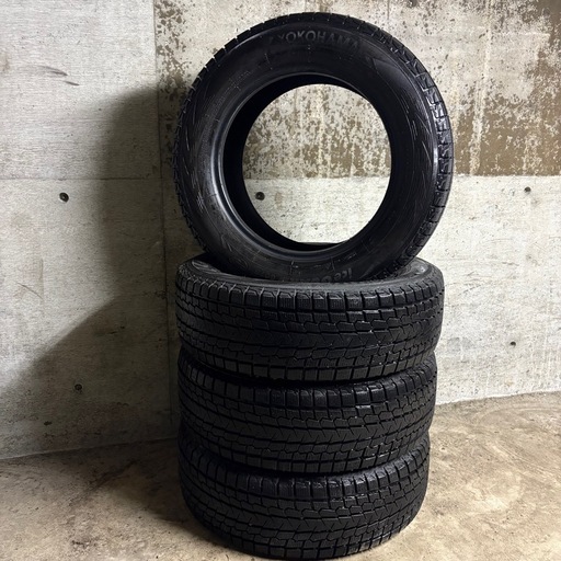 C-1 タイヤ 中古YOKOHAMA STUDLESS iceGUARD GO75 225/65R17