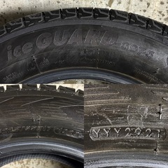 C-1 タイヤ 中古YOKOHAMA STUDLESS iceGUARD GO75 225/65R17の画像