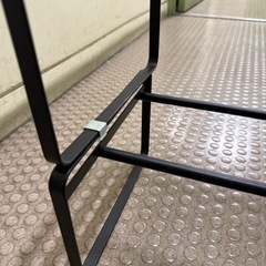 山崎実業　伸縮シューズラック　ブラック　3点セットの画像