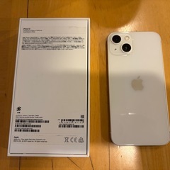 iPhone13 SIMフリー 128
GB WHITE 美品の画像