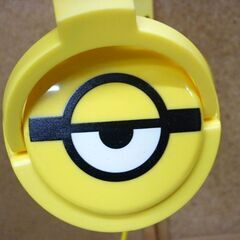 ☆minions THE RISE OF GRU スチュアート ヘッドホン ミニオンズ ヘッドフォン 3.5mmプラグ 3極プラグ 音声出力 ステレオ イヤホン 札幌市 豊平区 平岸店の画像