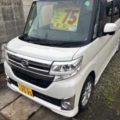 27年式！タントカスタム！4WD！ナビバックカメラ！ETC！の画像
