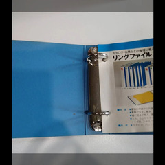 コクヨ　リングファイル　ブルー　3個セットの画像