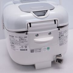 Panasonic パナソニック 3合 炊飯器 圧力IH式 配達設置対応・一ヶ月保証 Wおどり炊き Jコンセプト SR-JW057 豊穣ホワイトの画像