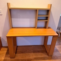 ディノス天然木机 譲りますの画像
