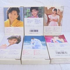 カセットテープ 岡田有希子 6本セット 贈りもの、贈りものⅡ、シンデレラ、FAIRY、十月の人魚、ヴィーナス誕生 札幌市 白石店の画像