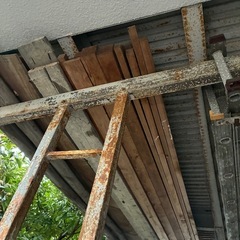 野晒しの木材の画像