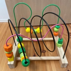 IKEA ビーズコースターの画像