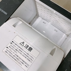 訳あり　アイリス　サーキュレーター　衣類乾燥機除湿機　1022え10 M棚の画像
