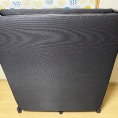 折り畳みシングルベッド 黒の画像