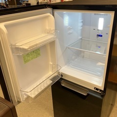 M2510-305 SHARP 2ドア冷凍冷蔵庫 2021年製 SJ-GD15G-B 動作確認済み キズ汚れ有りの画像