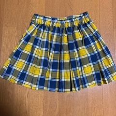チェックミニスカート　フリーサイズの画像