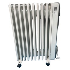 ●Delonghi デロンギ オイルヒーター HR031015EC 油入式 RADIA ホワイト 100V 1500Ｗ カバー付きの画像