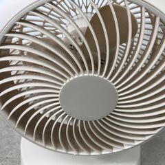 モダンデコ 3D 首振り サーキュレーター yy02-23-be 扇風機 小型 卓上 動作品 25j菊DOの画像