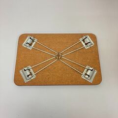 stp-3472 ミニテーブル　折りたたみ　ブラウン　茶色　４５×30ｃｍ　コンパクト　折れ脚　台　ちゃぶ台　軽い　キャンプ　簡易の画像