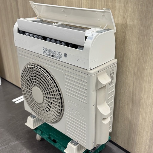 A1710?配送♻️設置可能‼️2019年製日立　14畳用ルームエアコンRAS-D40J2 (W)?