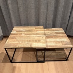 0円　美品使用4ヶ月ローテーブルの画像