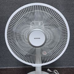 アイリスオーヤマ 扇風機 30cm 5枚羽根 PF-M302RA-W IRIS OHYAMA リビング扇風機の画像