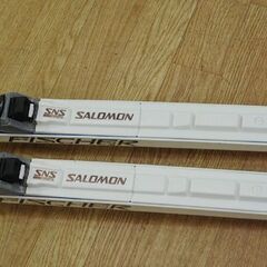 185cm FISCHER クロスカントリー XC FIBRE SNS ホワイト×ブルー ウロコ付き SALOMON 歩くスキー フィッシャー サロモン 札幌市 清田区 平岡の画像