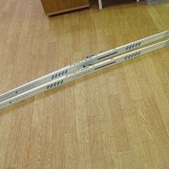 185cm FISCHER クロスカントリー XC FIBRE SNS ホワイト×ブルー ウロコ付き SALOMON 歩くスキー フィッシャー サロモン 札幌市 清田区 平岡の画像