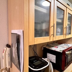 キッチンボード 食器棚　幅116奥行き45 の画像