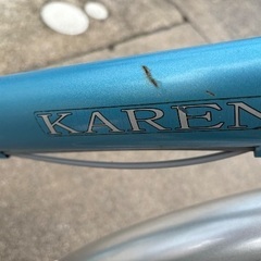 自転車　Shimano 24インチ水色通学通勤切り替えの画像