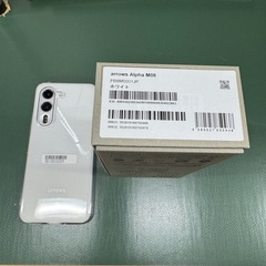 arrows Alpha M08 ホワイト SIMフリー 本体 防水防塵の画像