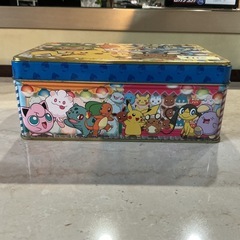 缶ケース🥫ポケモン⚡️お菓子缶🍭小物入れ💍空き缶ポケットモンスター傷•汚れ•サビあり💦カラフルの画像