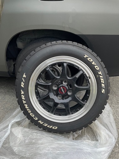 値下げOK！❗️TOYO OPEN COUNTRY R/Tホワイトレター　タイヤホイール　4本セット