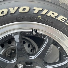 値下げOK！❗️TOYO OPEN COUNTRY R/Tホワイトレター➕アルミホイール　4本セットの画像