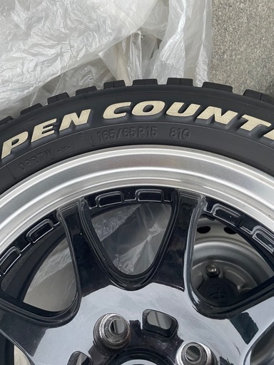 値下げOK！❗️TOYO OPEN COUNTRY R/Tホワイトレター　タイヤホイール　4本セット