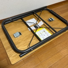 無印良品 テーブル 椅子 セット 折りたたみ　スチールパイプの画像