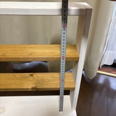 ハンドメイド飾り棚 横型の画像