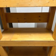 水槽用に自作した棚の画像