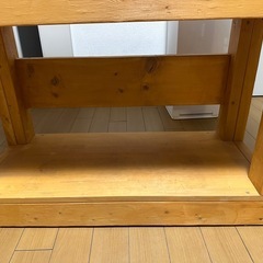 水槽用に自作した棚の画像