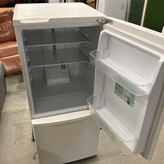 K2510-304 Panasonic 2ドア冷凍冷蔵庫 2019年製 NR-B14BW キズ汚れ有り動作確認済みの画像