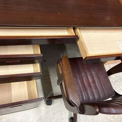書斎デスクセット 全国家具工業連合会の画像