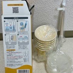 使い捨て哺乳瓶　液体ミルク　防災グッズ　災害用授乳カップの画像