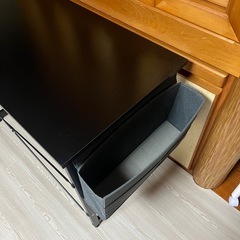 KKL デスク パソコンデスク 収納袋付き 幅100cm×奥行50cm ゲーミングデスク 机 pcデスク 勉強机 フック付き 桌子 ワークデスク desk 作業机 テレワーク シンプル 組立簡単 モニターアーム取付対応 ブラック の画像