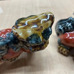 小立赤ベタシーサー）の画像