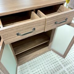 佐藤産業 キッチンボード CERISE ブラウン レンジボードの画像