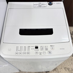 ✨ 家電5点セット（ホワイト系） 冷蔵庫＋洗濯機＋レンジ＋トースター＋炊飯器 🚚 配達可能 / 安心保証付き / ¥43,000の画像