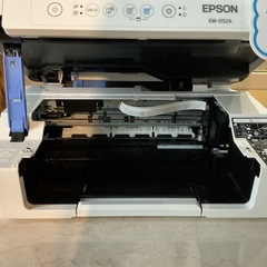 インクジェット複合機✨プリンター🖨️コピー•スキャナー機能コンパクトEPSON2019年製EW-052A白の画像