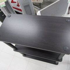 3段 オープンシェルフ ダークブラウン系 高さ76.5cm 幅60cm 収納棚 収納ラック 苫小牧西店の画像