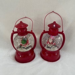 サンタクロース　電動スノードームの画像