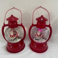 サンタクロース　電動スノードームの画像
