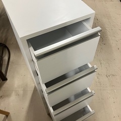 I2510-541 4段スリムチェスト ホワイト 中古の画像